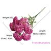 High-End Artificial Carnation Bouquet for Weddings and Home Decor