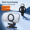 Support de téléphone magnétique double face: Support Métallique Pliable à Rotation 360° pour Voyage et Bureau
