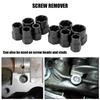 10pcs Damaged Bolt Nut Screw Remover Tool Kit Damaged Bolt Removal Set Damaged Bolt Nut Screw Removal Socket