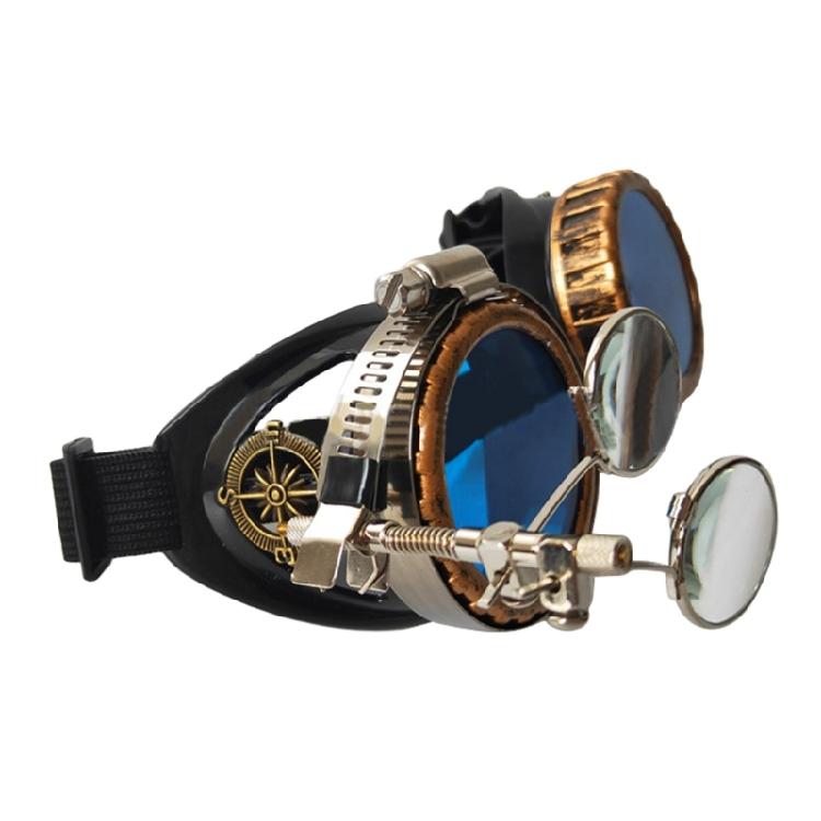Steampunk-Brille Rave-Brille Cosplay-Brille Schweißer-Gothic-Cosplay-Brille