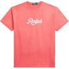Polo Solid Color Letter Logo Short Sleeve T-Shirt Men Tops Light-Red 710936401-006
