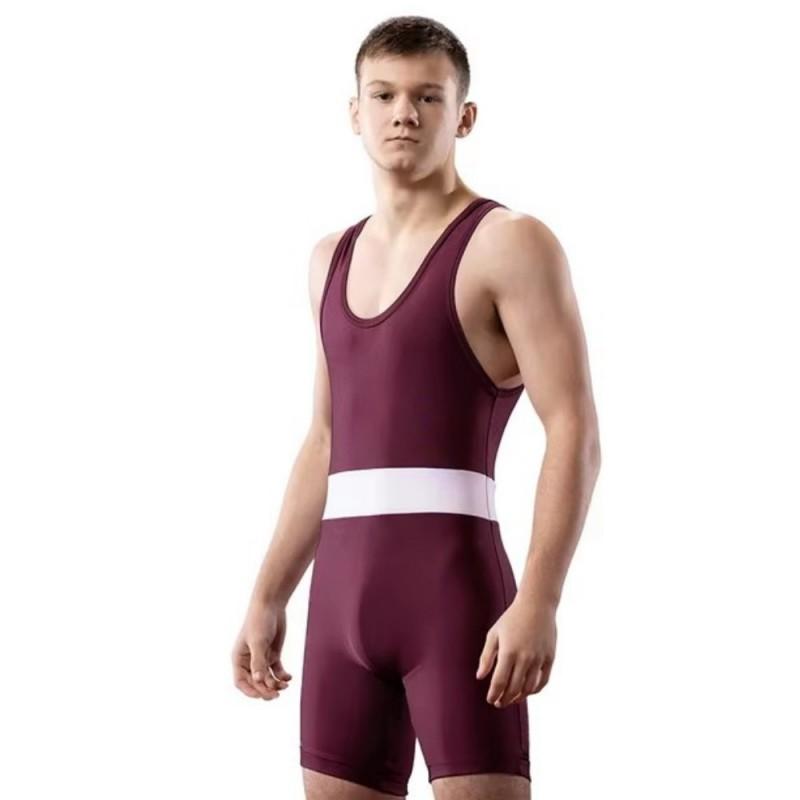 Matman Mens Wrestling Singlet Classic Suit Breathable Quick Dry Boxing Weightlifting Fitness Sportswear