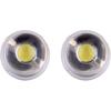 cciyu 10X Xenon White BA9S LED Lamp Instrument Cluster Panel Dash Light Bulbs Bayonet 56-76 For Ford For Dashboard Gauge cluster Speedometer Odometer