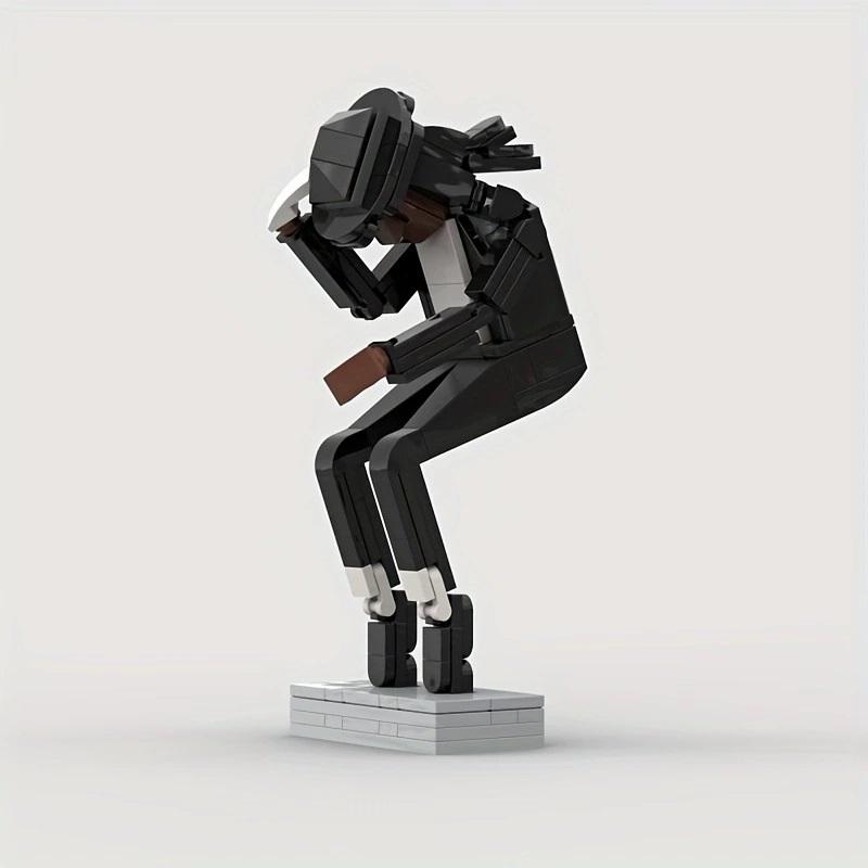 New Ideas MOC Music Superstar Singers Dancers MJ Model Michael Jacksons Building Blocks Toys Christmas Gift