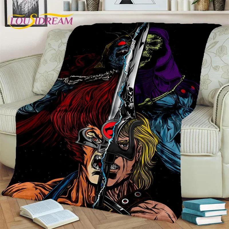 Cartoon He Man Masters of Universe Blanket,Soft Throw Blanket for Home Bedroom Bed Sofa Picnic Travel Office Cover Blanket Kids