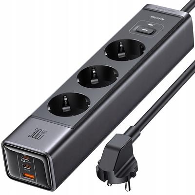 Cargador Regleta Tipo C 6X Usb-C Usb Ac 1.5M