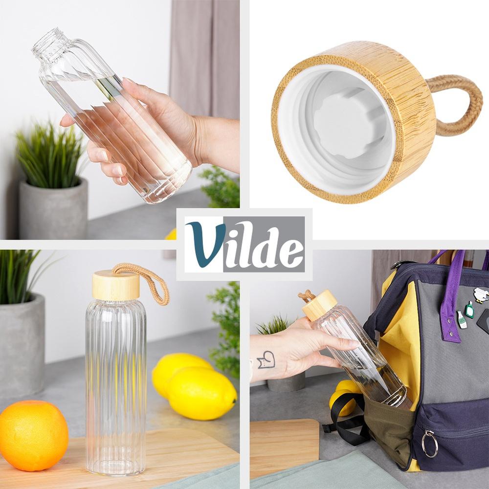 Glass Bottle for Drinks Water Juice Lemonade Cocktail Smoothie Bottle 0.5L