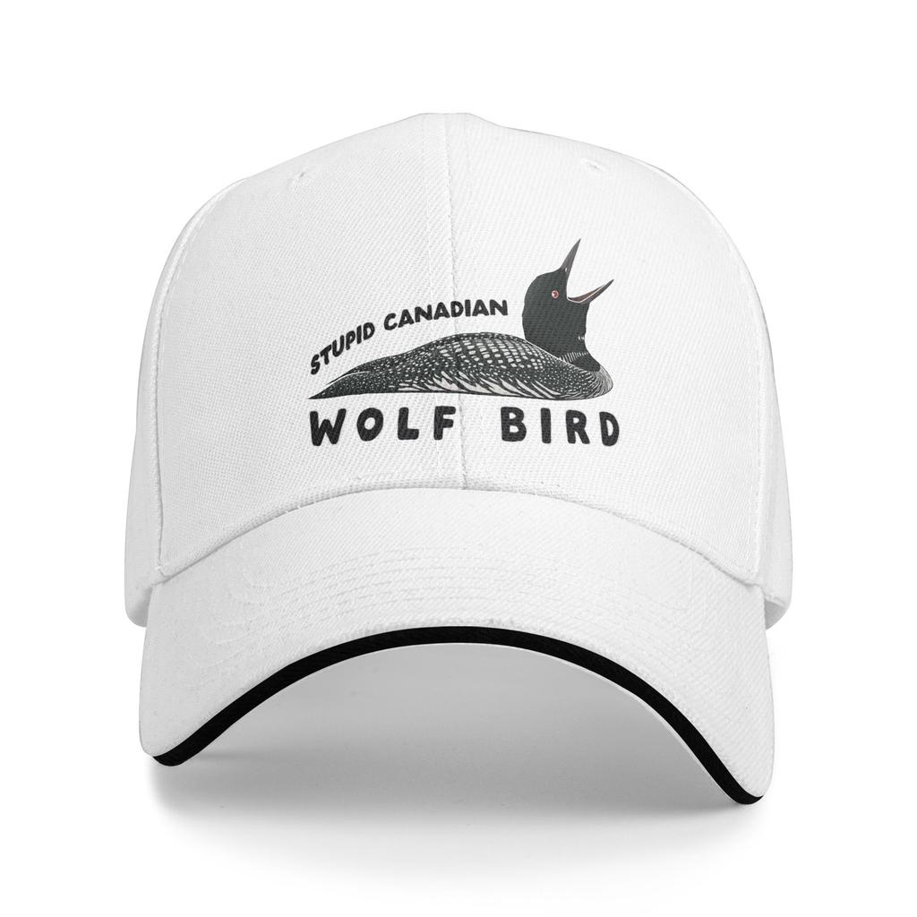 Heated Rivalry Stupid Canadian Wolf Bird Men Women Baseball Caps Trucker Hat Vintage Formal Headwear Snapback Hat