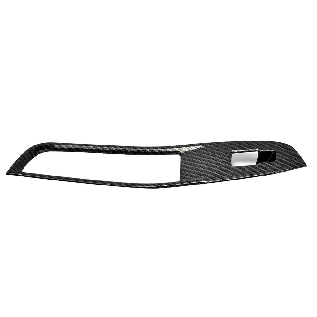 4pcs set Window Switch Panel Cover Trim Decorative Sticker for MG ZS 2017‑2018 Carbon Fiber