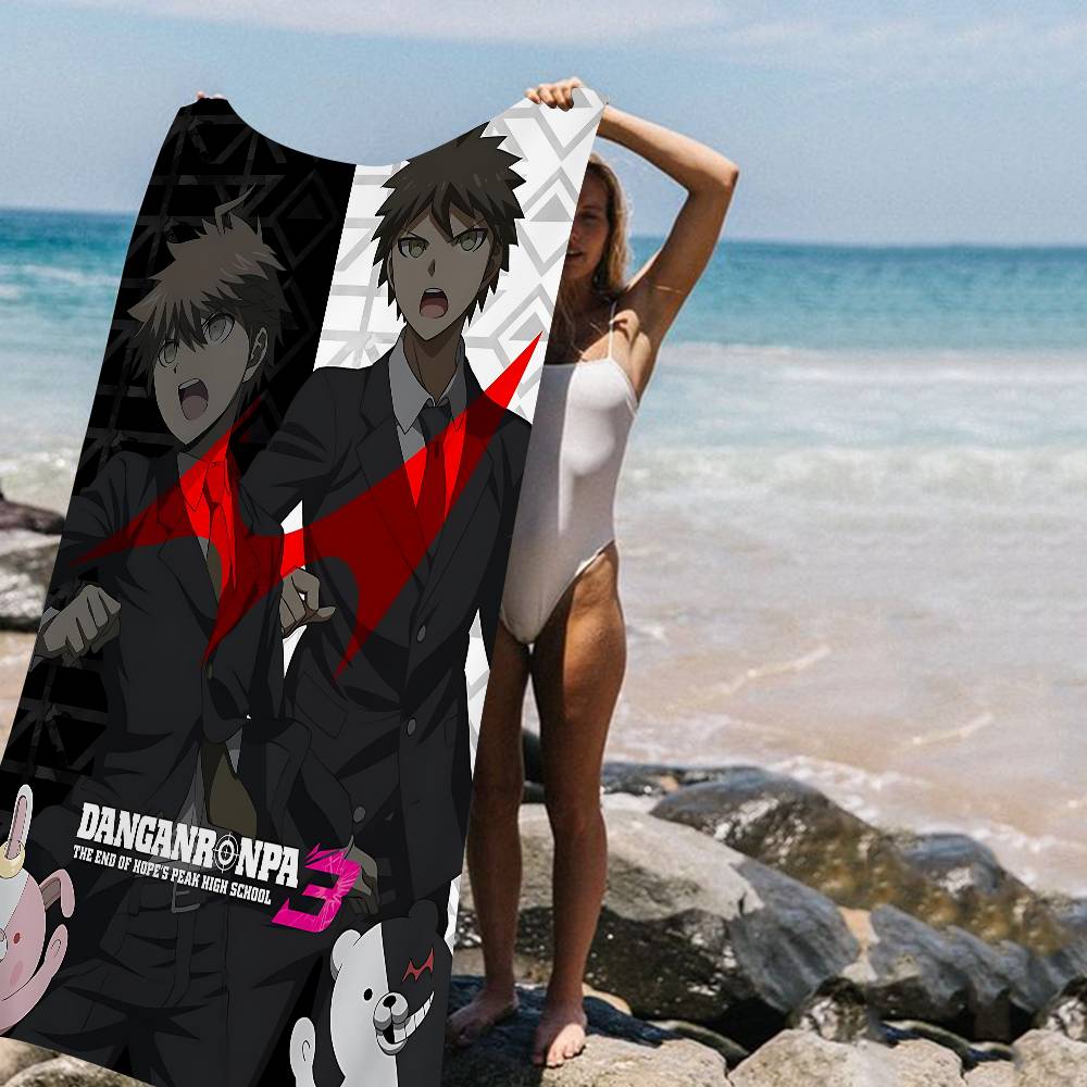 Classic Anime D-Danganronpa Microfiber Beach Towel Absorbent Quick dry Soft Yoga Swimming Resort Mountain Climbing Towel