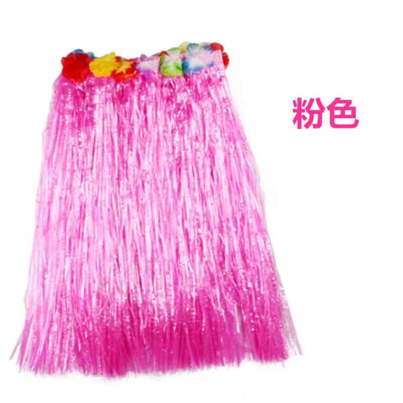 Plastic Fiber Girl Woman Hawaiian Grass Skirt Cheap Costume Flower Hula Skirt 30CM/40/CM60CM/Dance Dress Party Hawaii Beach