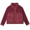 Small foreign style splicing cotton-padded jacket short 2025 winter new fashion cotton-padded jacket small cotton-padded jacket