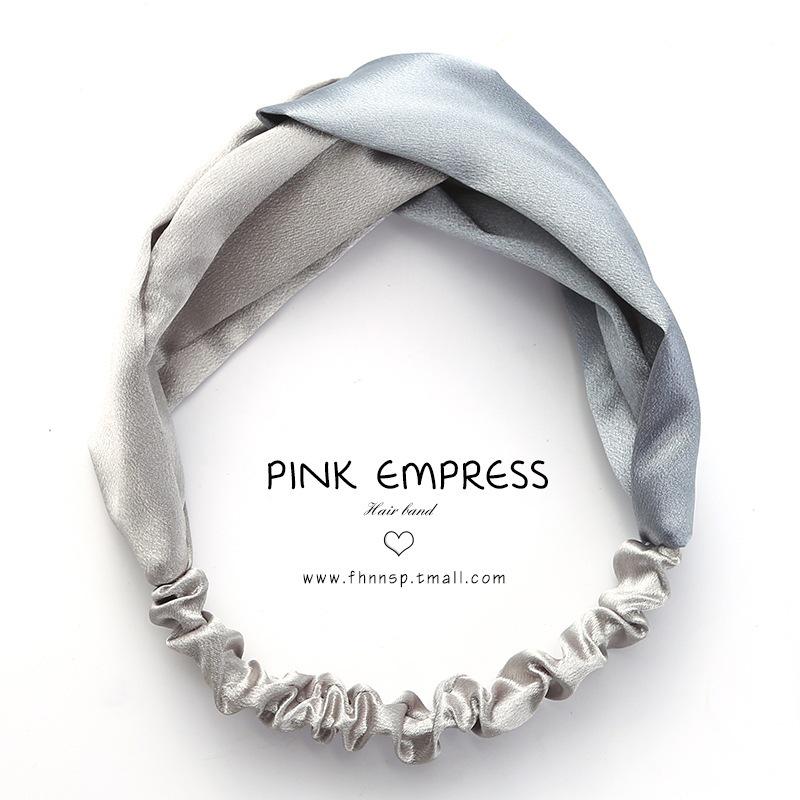 Korean Spring-Summer Elastic Chiffon Silk Headband for Women – Hair Accessories, Sports & Face Washing