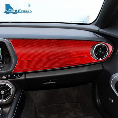 Echter Weicher Carbonfaser-Aufkleber für Chevrolet Camaro 2016 2017 2018 2019 2020 2025 2025 2025 Auto Innenraum Beifahrer Center Console