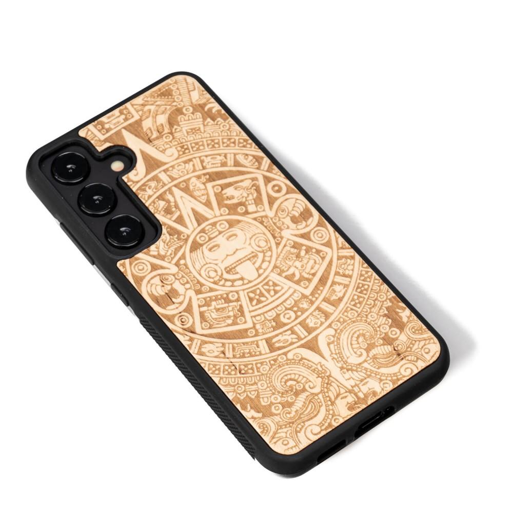 Bewood Wooden Case for Samsung Galaxy A55 5G Aztec Calendar Aniegre