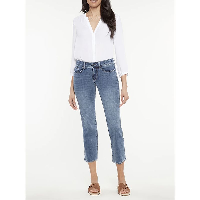 20% Off for One Piece, 50% Off for Two Pieces, Export USA Off for Big Brand NY Ankle-Length Thin Autumn Blue Trousers Split Denim