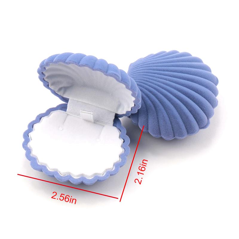 1 Stück Hübsche Samt Schmuckschatulle Behälter Eheringbox für Ohrringe Halskette Armband Display Geschenkbox Halter