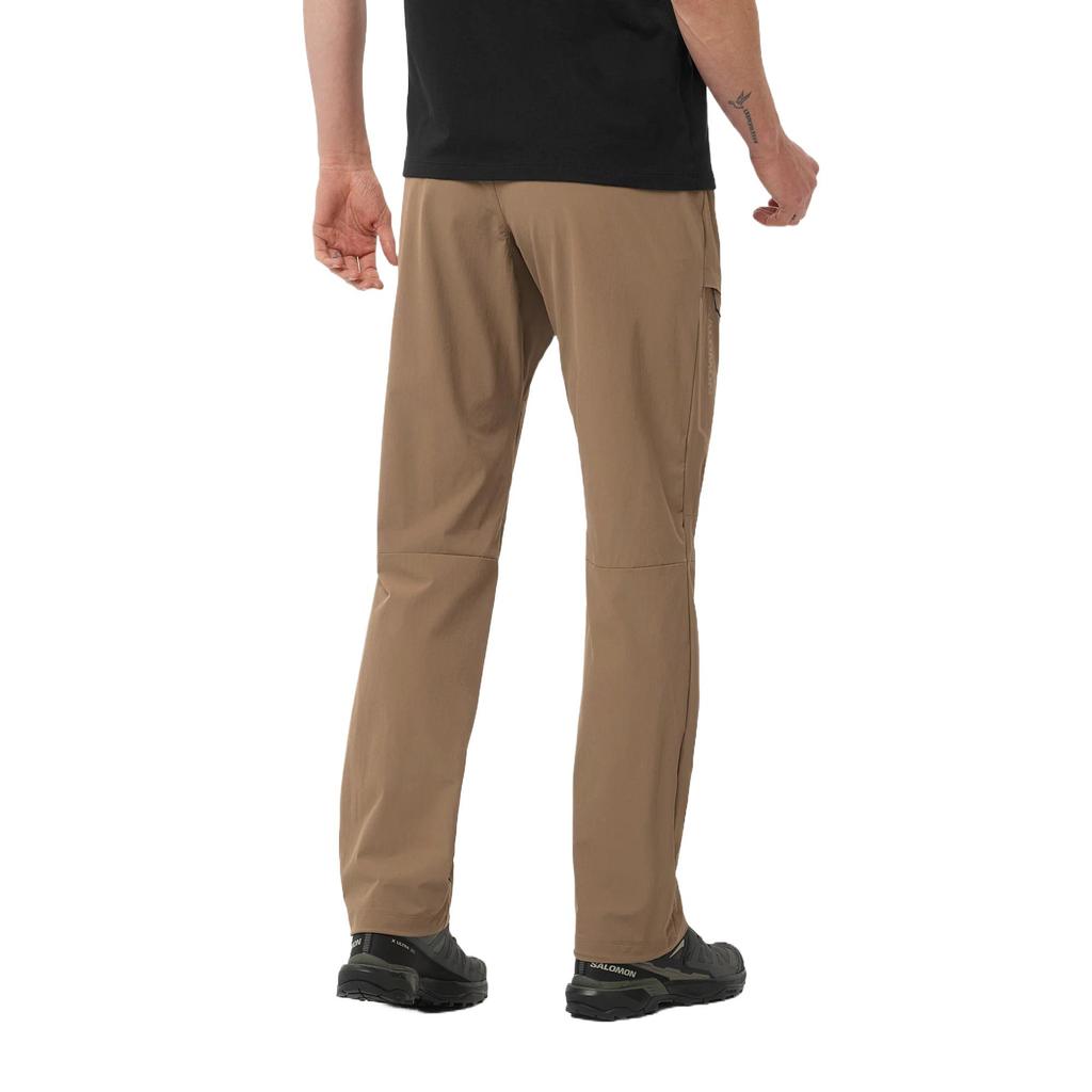 Salomon Wayfarer Comfortable Solid Color Straight Leg Casual Pants Men bottoms Brown C22166