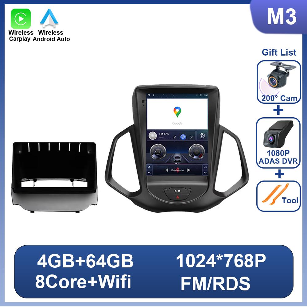 9.7 Inch Car Radio For Ford EcoSport Eco Sport 2014 - 2018 For Tesla Style Vertical Screen 8 Core Multimedia Video Player DSP BT