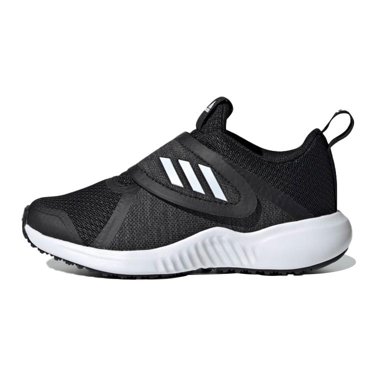

новые дышащие спортивно-повседневные кроссовки Adidas Fortarun X CF черно-белые детские 34