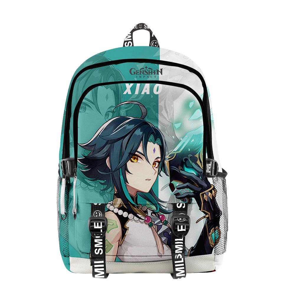 Trendy Popular Genshin Impact Student School Bags Unisex 3D Print Oxford Waterproof Notebook multifunction Travel Backpacks