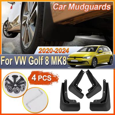 For Volkswagen VW Golf 8 MK8 ~2024 Car Mudguards Mudflap Mudguard Splash Guards Mud Flaps Fender Splash-proof Accessories