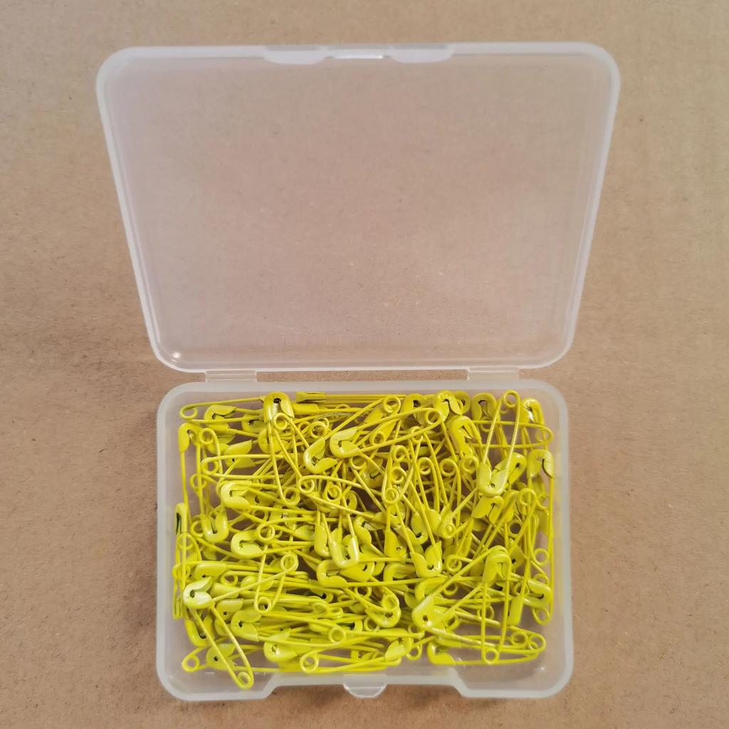 120pcs Safety Pins Colored Safety Pins Metal Safety Pins With Storage Box Small Safety Pins For Clothes Diy Crafts Sewing Home
