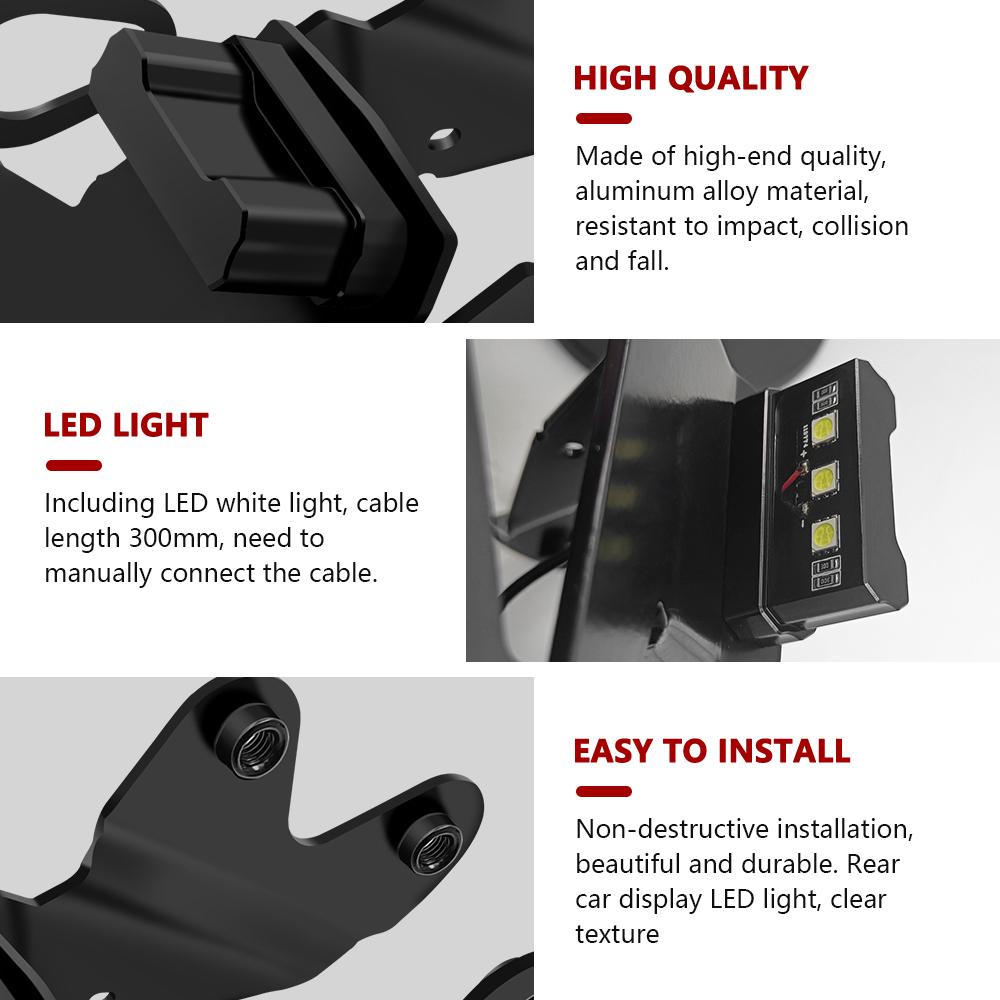 For Motorcycle Accessories Rear Fender Registration Bracket License Plate Holder Frame Tail Tidy MT-09 SP MT09 2024 2025