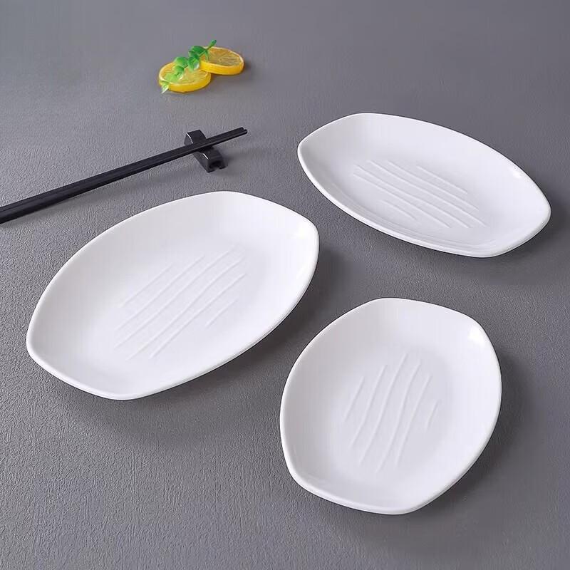 White Melamine Multi-Purpose Serving Plates