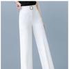 High-Waisted Wide-Leg Summer Pants for Women - Casual, Loose Fit with Elastic Waist