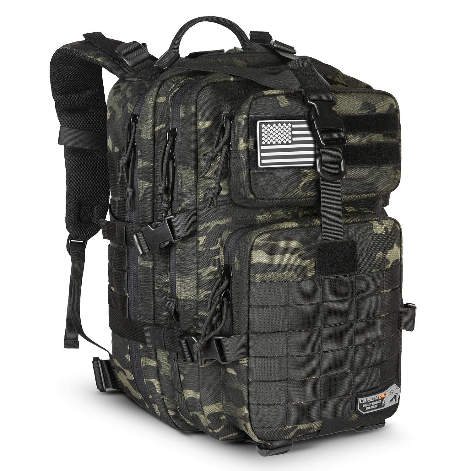 

Rayson Tack [ISO Standard Product] MOLLE Military Rucksack Tactical Bag 42L Large Capacity