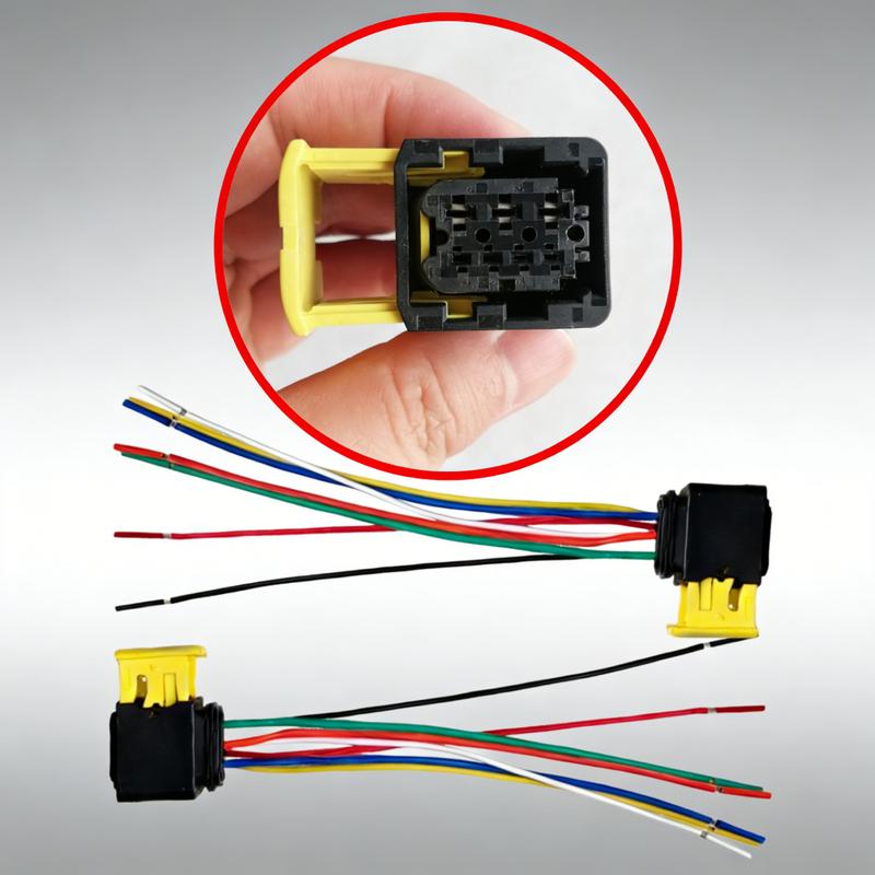 2Pcs 7 Pin Connector Plug Socket For Mercedes Benz Actros MP4 MP5 Truck Tail Light Wire Harness Spare Parts Accessories