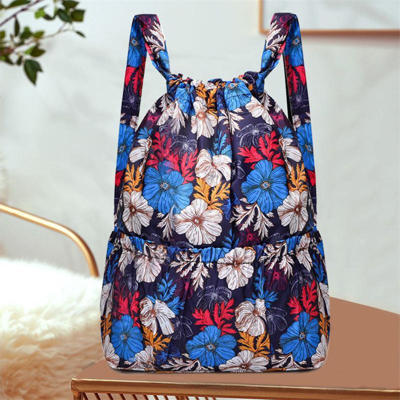 Nylon-Bündel-Taschen-Rucksack, Outdoor-Sporttasche, große Kapazität, leichter Reiserucksack