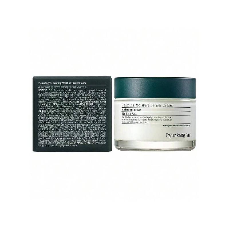 Pyunkang Yul - Calming Moisture Barrier Cream 50ml ,Instantly Soothes Sensitive Skin,Hyaluronic Acid & Ceramide for Hydration, Vegan, Korean Skincare
