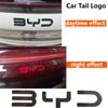 Für BYD Sealion 07 EV Vorne Hinten Geschwärztes Emblem Schwarzer Krieger Stil Geräuchertes BYD Logo Modifikationszubehör