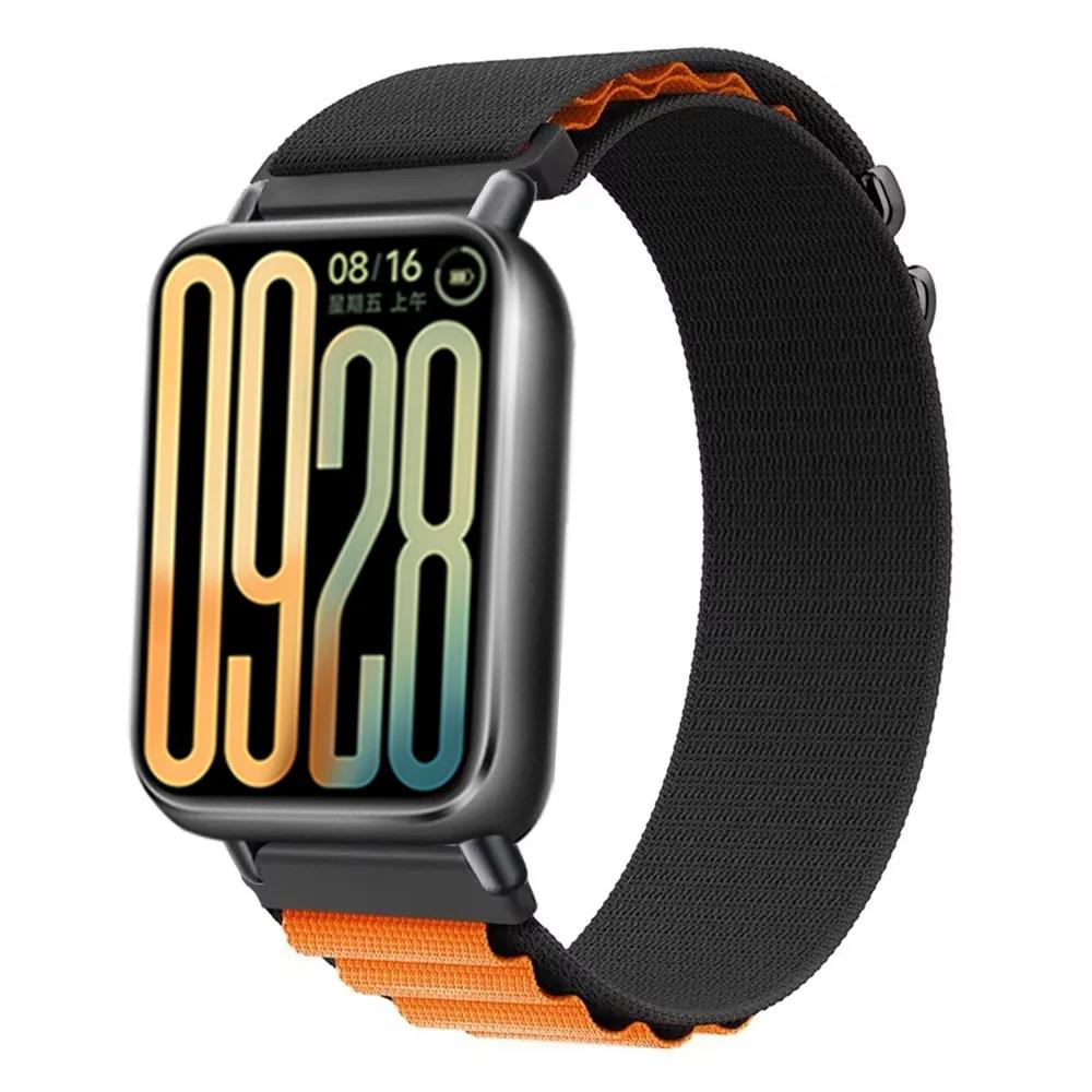Nylonowy pasek Alpine Loop do Redmi Watch 4/5/6 Sport Oddychająca bransoleta Smartwatch do Xiaomi Mi Band 8 Pro/9 Pro Pasek Correa