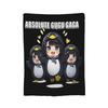 Gugu Gaga Penguin Blanket Cute Flannel Throw Blankets Airplane Travel Portable Soft Warm Bedspread