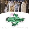 6pcs Beautiful Embroidered Prickly Pear Patches Prickly Pear Shape Sew On Patches  Bags