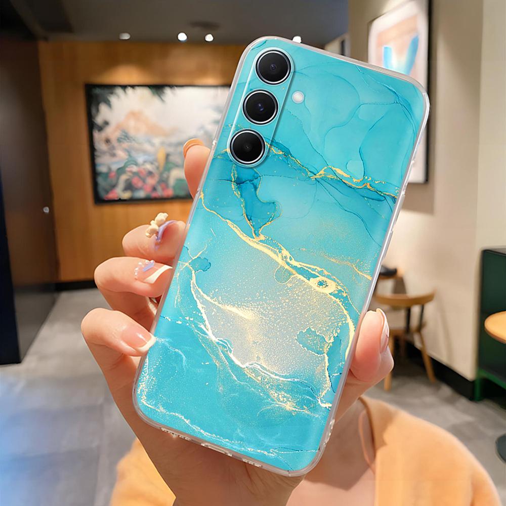 6.7" For Samsung A36 SM-A366E Case Painted Pattern Soft Clear Silicone TPU Cover on For Samsung Galaxy A36 5G A366 Cases Fundas