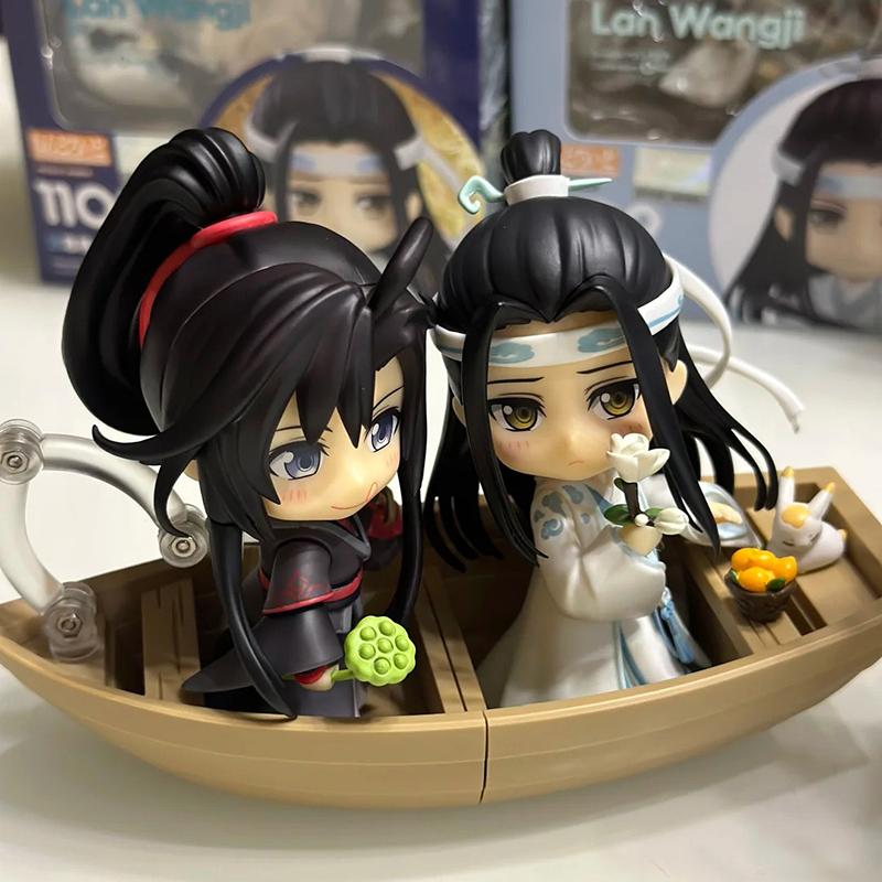 Mo Dao Zu Shi Official Wei Wuxian Lan Zhan Blind Box Porcelain Rhyme Flower Language Series Desktop Decoration Pvc Toy Gift