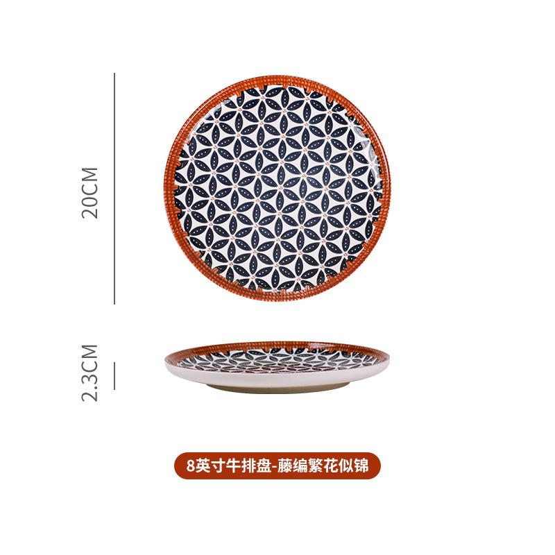 

Посуда и тарелки из ретро-керамики, обожженные при высоких температурах, подходят для микроволновых печей и посудомоечных машин.