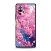 Korean Flower Phone Case Cover for Redmi 14C 10C Note 15 14 13 12 10 11 K40 Pro Plus 5G Soft TPU Shockproof Shell Fundas Capas