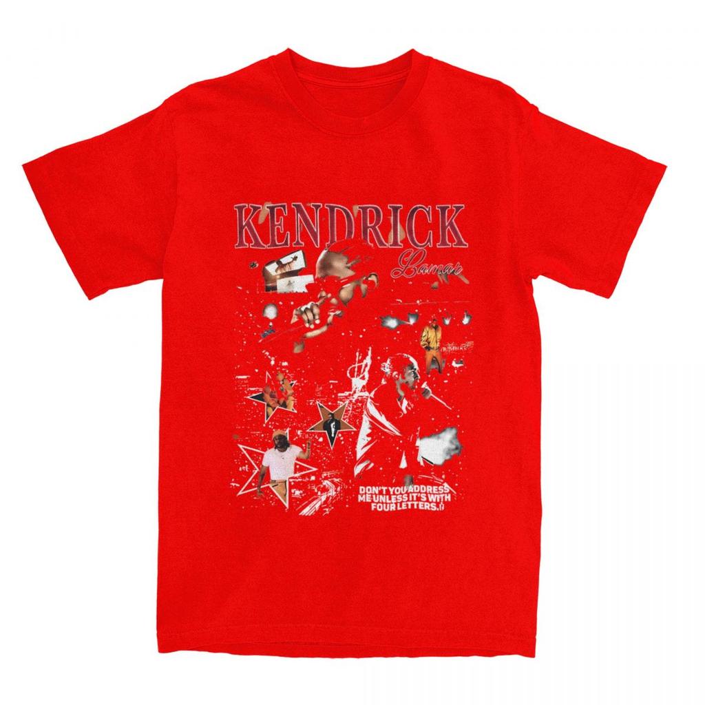 Kendrick Lamar Rap Hip Hop Merchandise T-Shirts for Men Women Leisure 100% Cotton Graphic Print Tees