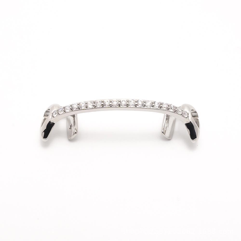 

Трендовые золотые грилзы в форме сердца: Полые хип-хоп клыки с бриллиантами для мужчин и женщин серебряный