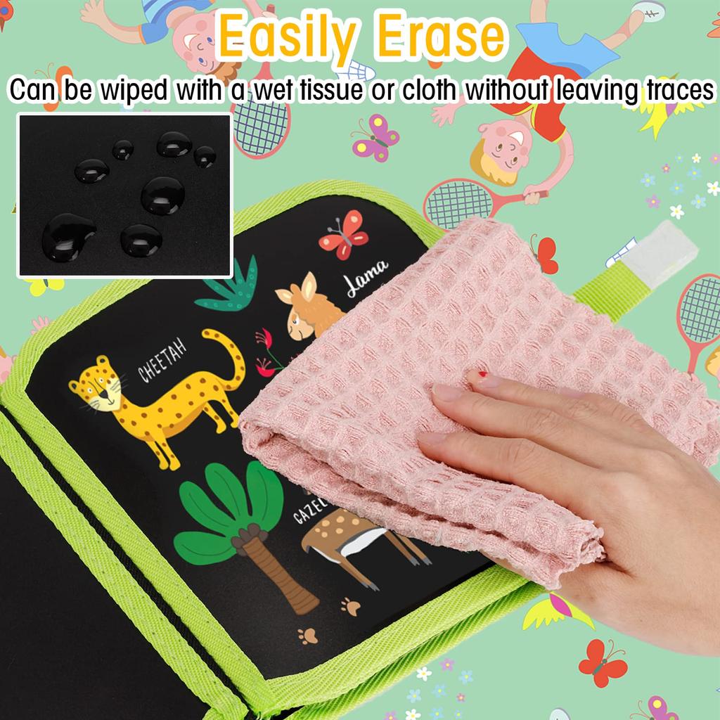 Erasable Painting Writing Board Montessori Magical Book Water Drawing Toys With Pen Reusable Drawing Early Education Book Toys