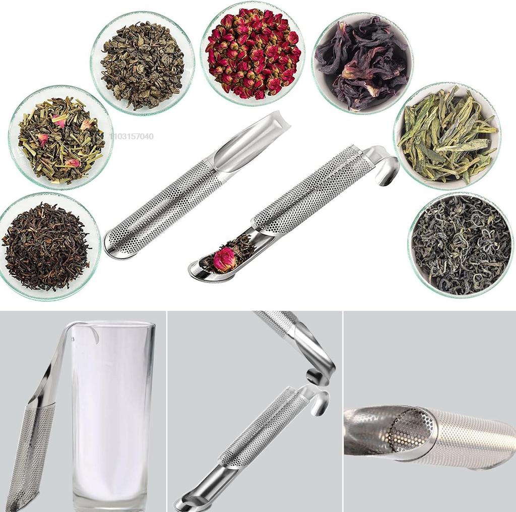 Tee-Ei aus Edelstahl, kreatives Rohrdesign, Metall-Teesieb für Tassen, ausgefallener Filter für Pu-Erh-Tee, Kräutertee-Werkzeuge, Zubehör