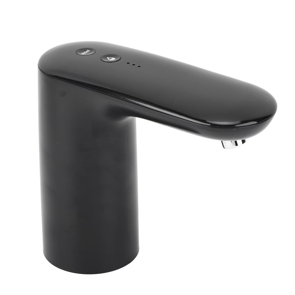 Electric Water Bottle Pump Portable Cordless Automatic Water Dispenser for Home Camping Black