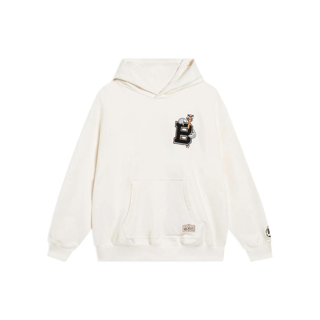Li Ning Badfive Sweatshirt Unisex Ecru AWDSH75-1