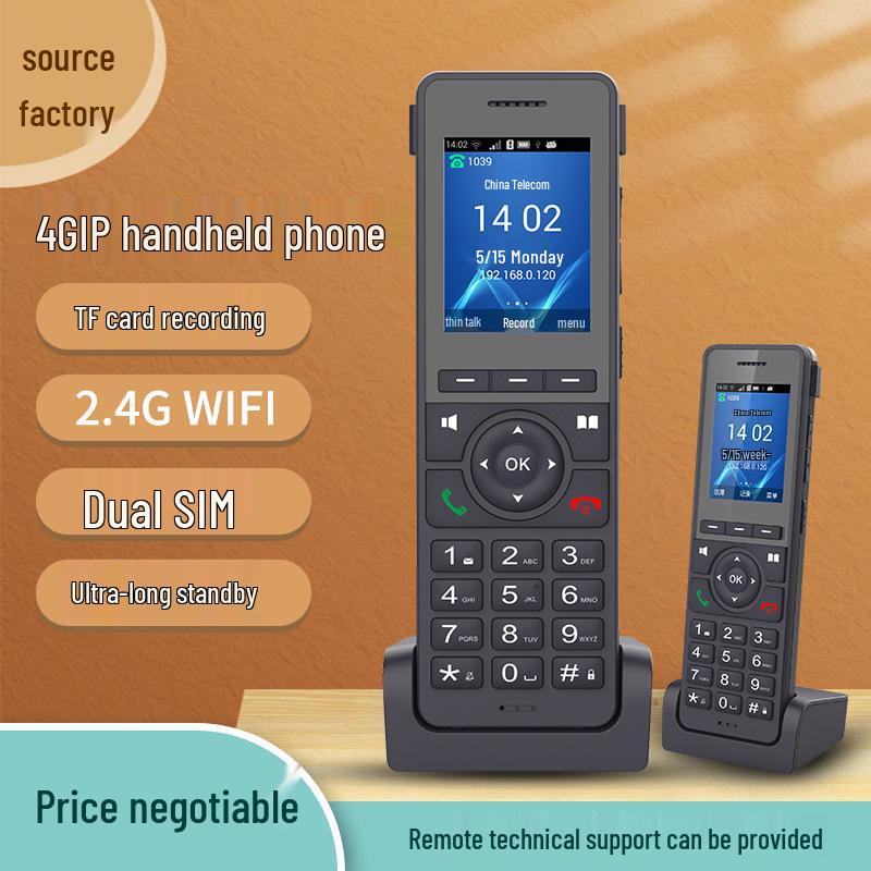 

4G Совместимый WiFi SIP Настольный телефон для дома и офиса Europe Edition