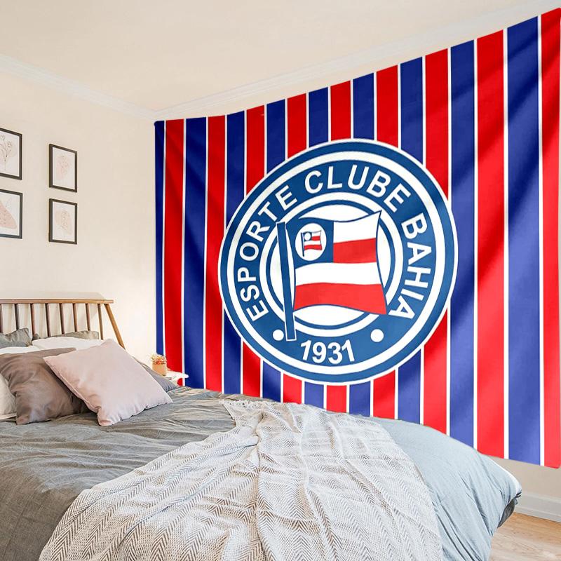1PC Esporte Clube Bahia Tapestry Hanging for Bedroom,Livingroom, Playroom,Decor Art Room Wall Tapestry Holiday and Birthday Gifts
